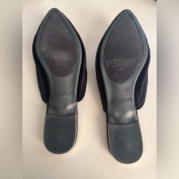 Bamboo Flats*Velvet Flats Slippers*Vintage Shoes*Mary
Jane*Pearl Jewels Party - Picture 9 of 10